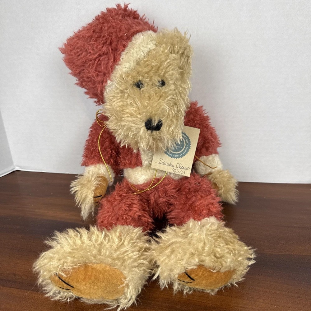 VTG 18" J.B. Bean Boyds Bears "Sandy Claus" Christmas Santa Plush Teddy W Tags